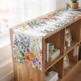 thumbnail image 6 of Table Runners 90 Inches Long Dress Scarves, Pink Orange Flowers Farmhouse Coffee/Dining/Kitchen Table Runner for Living Room, Spring Floral Farmhouse Botanical 13x90 Inch, 6 of 9