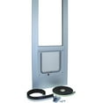 Ideal Modular Aluminum Patio Pet Door Cat Flap, Mill Finish