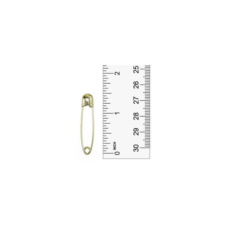 Gold Safety Pins Bulk Size 2 -1.5 Inch 1440 Pieces 