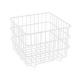 thumbnail image 4 of Iron Storage Basket Square Metal Cosmetic Organizer Space Saving Design for Closet Pantry Living Room, 4 of 9
