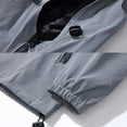thumbnail image 7 of TOMVIGX Unisex Full Reflective Hooded Jacket Waterproof Zip Pockets Double Layer Night Windbreaker Outdoor Cycling Casual Coat for Men Women Students, 7 of 7