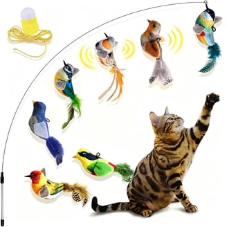 Multipet, Cat Wand, Lamb Chop with Refillable Catnip, 12 inch
