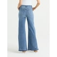 thumbnail image 3 of Sofia by Sofia Vergara Women's and Women's Plus Margot Wide Leg High Rise Jeans, 30.5" and 32.5" Inseams, Sizes 0-28, 3 of 5