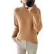 thumbnail image 3 of Suéter de cuello alto para mujer, Tops, jersey de Color sólido, Top de manga larga, suéter suave para mujer, Tops de punto, 3 of 5