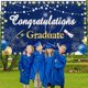 thumbnail image 3 of Banner de fondo para fotografía con texto "Feliz cumpleaños número 18" en color azul plateado. Fondo de cumpleaños azul, suministros para cumpleaños número 18, decoraciones con letreros de "Feliz, 3 of 7