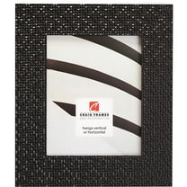 Craig Frames Glimmer, 8x12 inch Picture Frame, Black