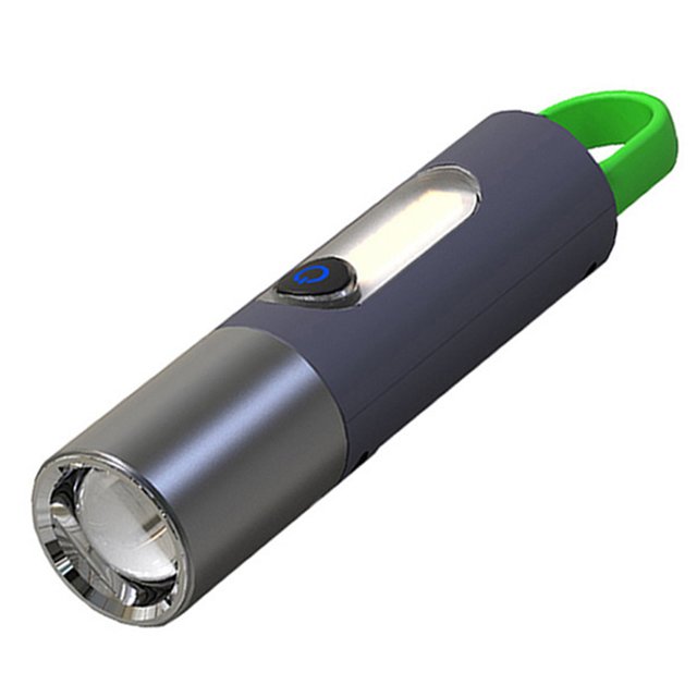 Mini llavero linterna luz fuerte 1200 mAh pequeña antorcha luz para montar de noche JShteea El nuevo