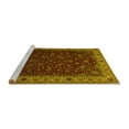 thumbnail image 2 of Ahgly Company Machine Washable Indoor Rectangle Persian Yellow Traditional Area Rugs, 6' x 9', 2 of 4
