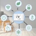 thumbnail image 4 of Riwcyla TP818 5A Smart Thermostat WiFi Enabled Weekly Programmable LCD Display Screen Gas Boiler Heating Thermostat Room Temperature Controller, 4 of 6