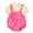 Hot Pink, variant on Baby Cute Playsuit 𝐍ewborn Girls Jumpsuit Short Sleeved Suspenders Outside Bodysuit Summer Fashion Romper Set Clothes
