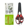 thumbnail image 3 of Dianli 5 in 1 Stainless Steel Kitchen Scissors Heavy Duty Detachable Shears Magnetic Protective Cover Multi Purpose for Cutting Meat Bone Peeling Scaling Nut Cracking Bottle Opening, 3 of 7