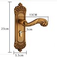 thumbnail image 2 of Vintage Retro Mortise Interior Puerta Cerradura Pestillo Dormitorio Palanca Manija Magideal Moderno, 2 of 6