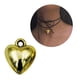 thumbnail image 2 of 10 Uds. De dijes de corazones de Color dorado y plateado, colgante para collar, pulsera, fabricación de joyas, 2 of 5
