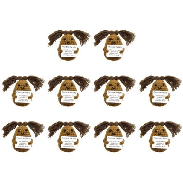 Patata divertida positiva con tarjeta Mini Hug Pocket Papas para decoración del hogar (trenza)