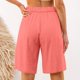 thumbnail image 5 of Pantalones de Algodón para las Mujeres Lino de Color Sólido de Verano de Ajuste Suelto, Bolsillos de Hendidura Lateral de Pierna Recta, 5 of 8