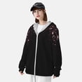 thumbnail image 3 of Balery Sparkling Pink Night Sky Sudadera ligera de manga larga con capucha y protección solar UPF 50+ para hombre y mujer, ideal para pesca y running-XX-Large, 3 of 7