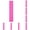Pink, variant on NUOKO 15cm Plastic Ruler, Centimeter Scale Straight Ruler, Color Transparent Measuring Ruler for S-chool Artist Designer Drafting