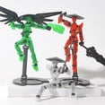 thumbnail image 3 of T13 3d Action Figure Set, 3d Printed Multi-Jointed, Titan 13 Action Figures, Desktop Decorations for Game Lovers Toys,Creative Assembly And Decompression Toys Clear, 3 of 3