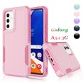 thumbnail image 1 of Case for Galaxy A34 5G 6.6 inch, 2 in 1 Hard PC Phone Case for Samsung Galaxy A34 5G Case, Njjex Rubber & Rugged Shockproof Full Body Protection Case Cover - Rose Gold, 1 of 6