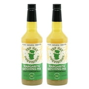 Top Hat Agave Margarita Batching Mix - 4x Craft Concentrate - Made with Natural Lime Juice & Agave Nectar - 2 Pack 32oz Liquid Plastic Bottles