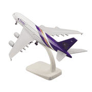 High Simulation Toy Gifts 1:400 Alloy Thai Airways A380 Plane Model for Aviation Collectors
