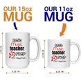 thumbnail image 4 of Music Teacher Gift Personalized Teacher Mug Best Teacher Thank You Gift Teacher Appreciation Gift End Of School Term Gift Favourite Teacher., Ceramic Novelty Coffee Mugs 11oz, 15oz Mug, Tea Cup, Gift, 4 of 4