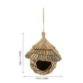 thumbnail image 5 of OFFIGAM Hummingbird Grass Nest with Protective Shelter for Garden Hanging Decor - 1 Set for Outdoor Bird Habitat, 5 of 8