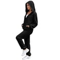 thumbnail image 6 of BILIKEYU Women's Two Piece Casual Jogger Sweatsuit, Womens Tops, Sweatsuits For Women, Long Sleeve Shirts For Women, 6 of 6