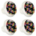 thumbnail image 2 of 4 Pcs Rainbow Poop Knobs for Kitchen Cabinet Cupboard Dresser Bookcase Drawer Pulls Handles Round Home Decor, 2 of 8