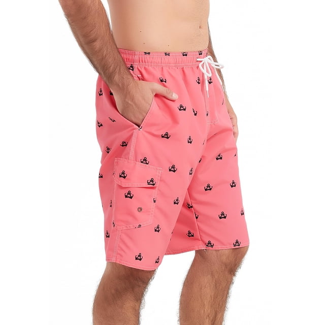 Shorts de Baño Rápido Secado Scotamalone para Hombre con Forro de Malla