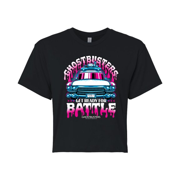 Ghostbusters 2 - Ghostbusters Ready For Battle - Juniors Cropped T-shirt