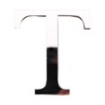 thumbnail image 1 of 2Pcs Letter Ornament Waterproof Removable Silver-plated 3D Mirror Surface Acrylic Decal for Wedding, 1 of 9