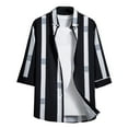 thumbnail image 1 of Birdeem Chemises pour Hommes Chemise Formelle à Imprimé Coloré Col Rabattu Chemise à Manches Courtes Col Rabattu Chemise, 1 of 12