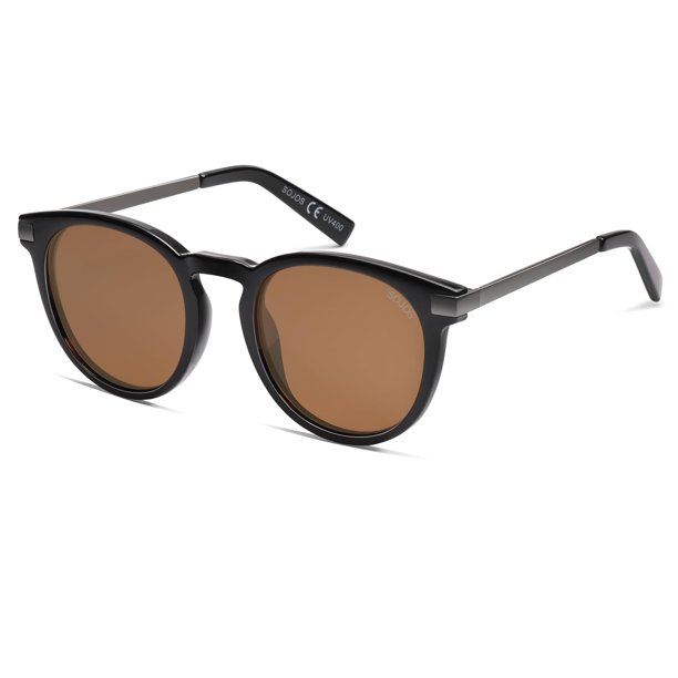 Gafas de Sol SOJOS Retro Redondas Polarizadas SJ2368 para Mujer/Hombre