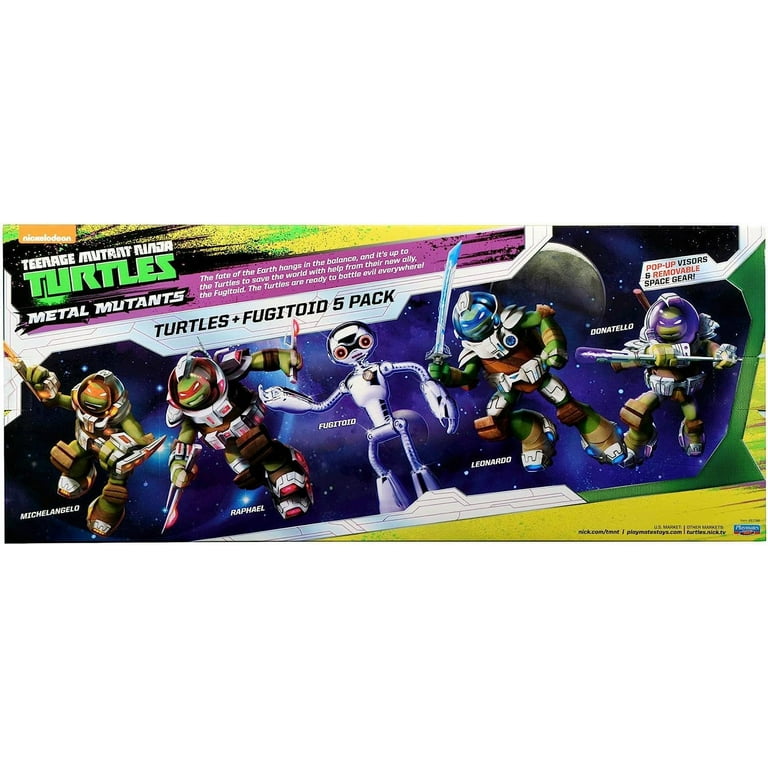 フドウダキング　5体セット Turtles + Fugitoid Action Figure 5-Pack Metal Mutants - Walmart.com