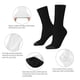 thumbnail image 4 of Balery Black Calcetas Largas con Estampado para Hombre y Mujer – Suaves y Transpirables, Talla Única (US 5-11), 4 of 6