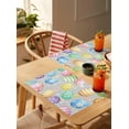 thumbnail image 4 of Easter Eggs Placemats Set of 4, Washable Woven Burlap Cloth Fabric Placemat for Square/Rectangle/Round/Oval Dining Table, Easy Clean Place Mats for Toddlers, Kids Spring Summer Flower Seasonal Holiday, 4 of 6