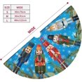 thumbnail image 4 of Easter Eggs Colorful Flowers 36 Inch Christmas Tree Skirt Round Winter Snow Suitable for Christmas Xmas Halloween Holiday Party Decor Decoration Occasion, 4 of 6