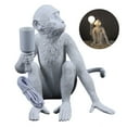 thumbnail image 5 of Modern Monkey Table Lamp Resin Desk Light Study Bedside Decor Lighting Modern Monkey Table Lamp Light Resin Creative Design Animal Table Lamp White Monkey Table Lamps Premium Chandelier Light, 5 of 8