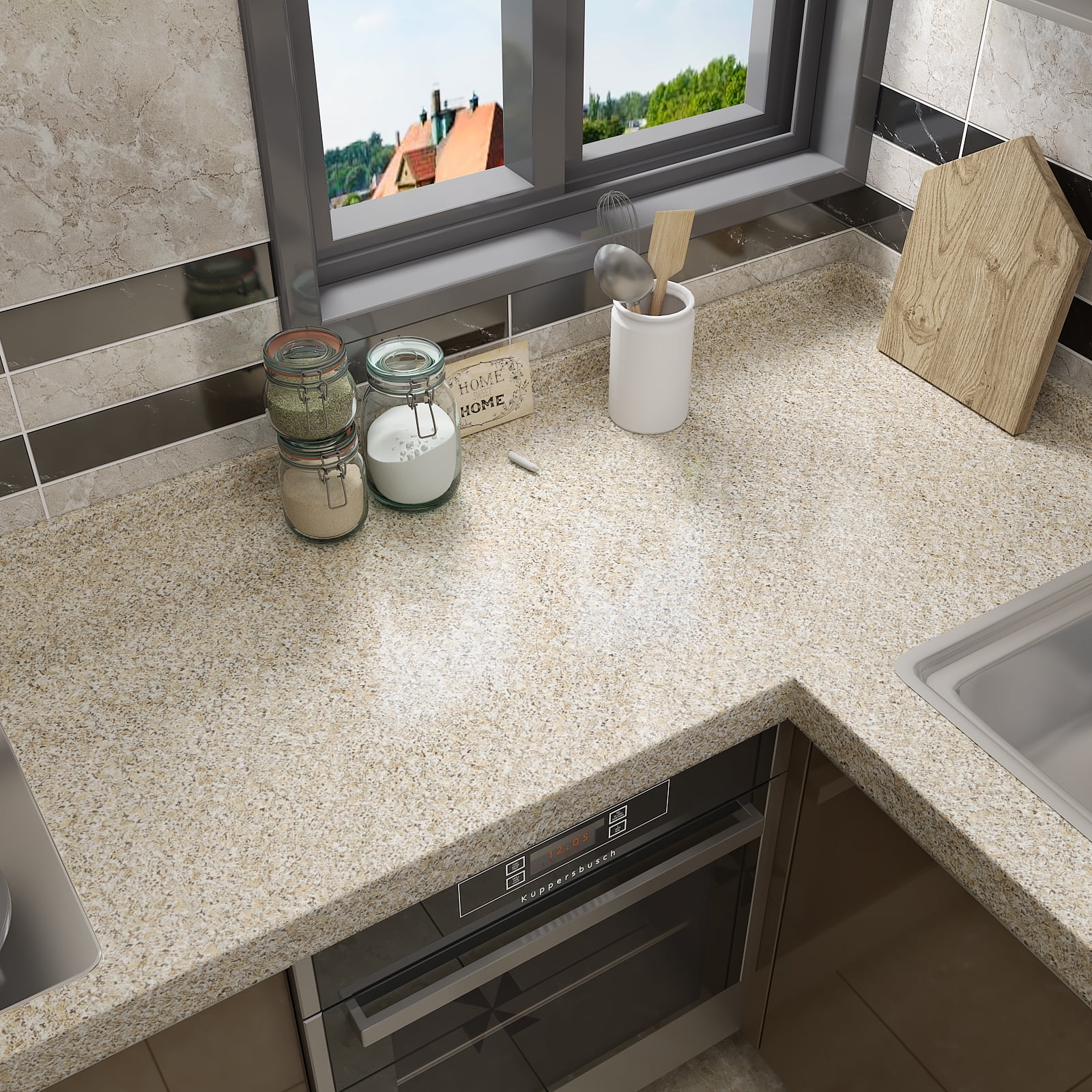 Buy CRE8TIVE Granite Contact Paper for Countertops Waterproof 24x118