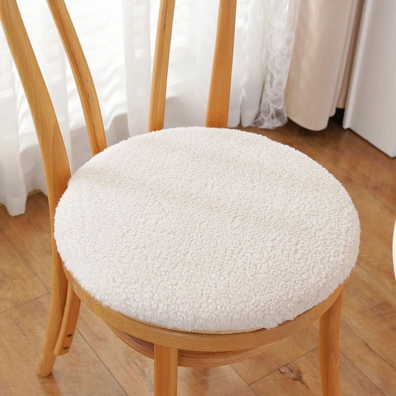 XmhyTop Thick Comfort Garden Terrace Bench Cushion, Indoor/Outdoor Pad for Home, Kitchen & Office Seats, 11.8x11.8 Inches ,White