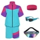 thumbnail image 3 of Disfraz de fantasía hippie de los años 80 y 90 para mujer, disfraz de fiesta disco, cosplay, para mujer adulta, para Halloween, carnaval, ropa rockera vintage, hip-hop, 3 of 5