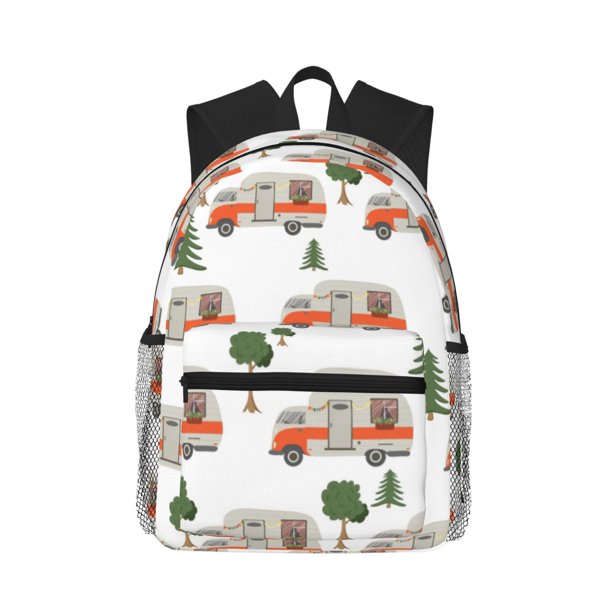 Easygdp Camp Van Mochila Casual para Portátil, Mochila para Escuela, Viajes, Negocios