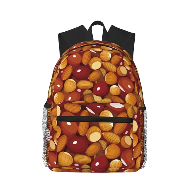 Easygdp Almond Nuts Mochila Casual para Portátil, Mochila para Escuela, Viajes, Negocios
