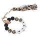 thumbnail image 5 of Pulsera de llavero de silicona, pulsera de llavero lavable Flexible hecha a mano para compras al aire libre, 5 of 8