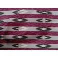 thumbnail image 4 of oneOone Cotton Poplin Fabric Stripe Ikat Print Fabric By Yard 56 Inch Wide, 4 of 4