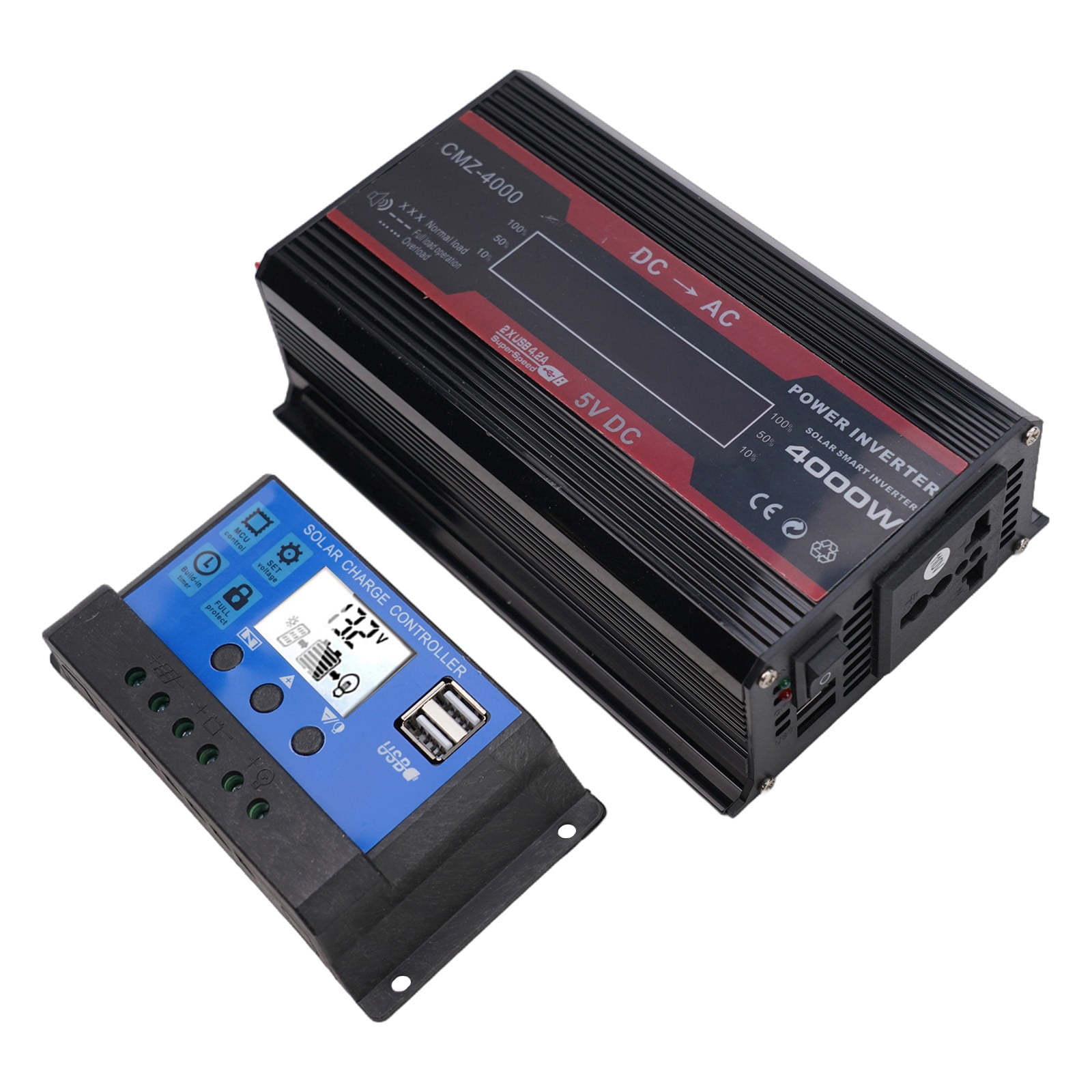 220V 6000W Solar Panel Kit Complete Solar Power Generator 30A Home Grid System Solar Inverter Kit Universal Car Accessories