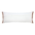 thumbnail image 5 of Laddha Home Designs Power Loomed Solid Cotton Lumbar Pillow Cover - 36" - Clay Red, 5 of 6