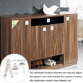 thumbnail image 5 of NUOLUX 1Jgo Soporte De Ajustable Plata Para Muebles Con Ángulos Variables Y Material Resistente, 5 of 5