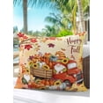 thumbnail image 6 of Outdoor Pillows Waterproof, Fall Truck Pumpkins Bedding Throw Pillows with Insert for Couch Sofa Bed, Thanksgiving Maple Leaves Farmhouse 16x16 Inch Pillowcases Decorative Patio Pillow Set of 1, 6 of 8